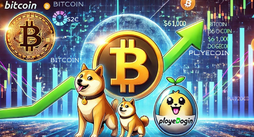 加密貨幣市場新趨勢：比特幣突破61000美元 PlayDoge狗狗幣引領潮流