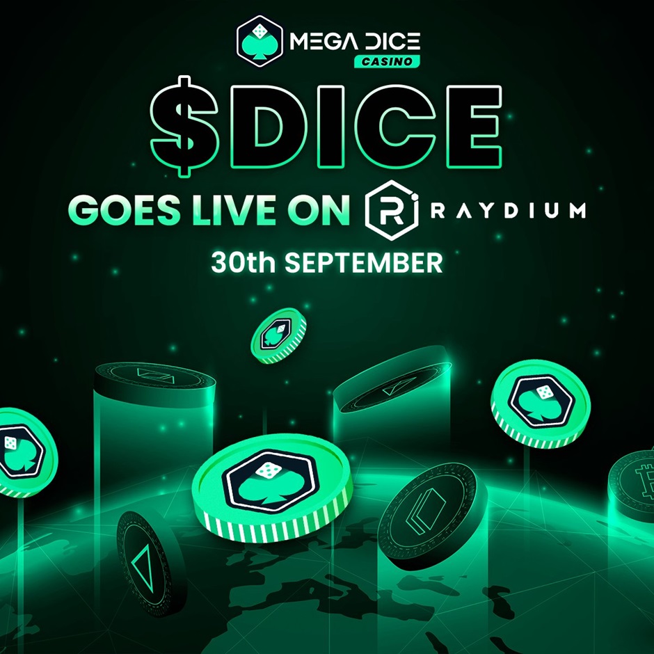 最後機會：Mega Dice 預售倒計時3小時　籌資已破190萬美元