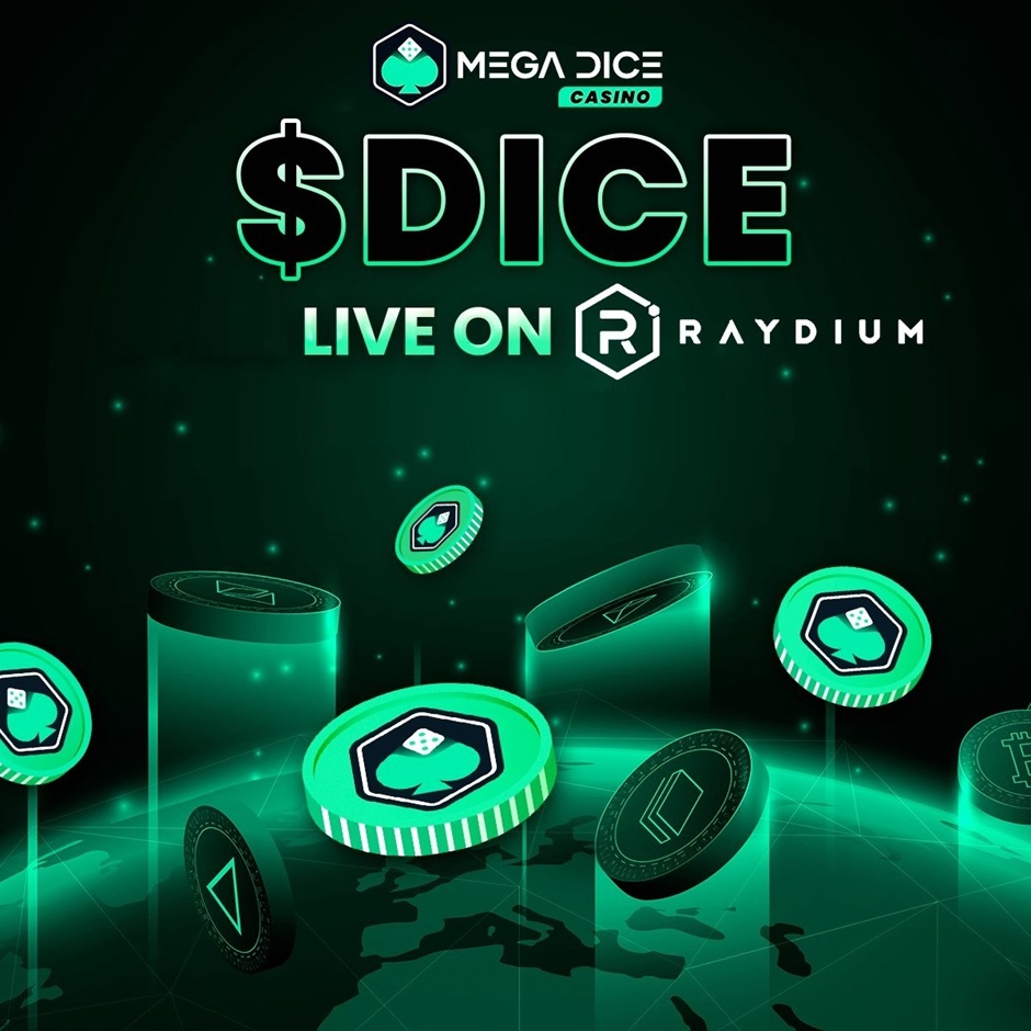 Mega Dice登陸Raydium 銷毀128 億枚代幣並推出 V2 質押平臺